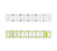 NIDHFG 2 Pieces Of Clothing Patchwork Ruler, Sewing Tools, Acrylic Sewing Ruler, Measuring Tools, Durable Sewing Ruler.