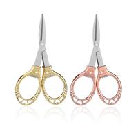 NIDHFG 2 Pieces Of Folding Scissors, Portable Scissors, Stainless Steel Scissors, Handmade Accessories, Multi-Function Scissors.