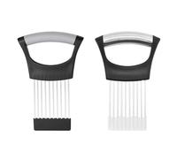 NIDHFG 2 Pieces Of Stainless Steel Onion Needles, Onion Fixed Slicer, Kitchen Tools, Suitable For Fruits, Vegetables, And Meat.
