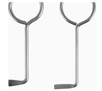 NIDHFG 2 Pieces Of Universal Key Set, 2 Pieces Of L-Shaped Door Opener, Metal Multi-Function Key, Suitable For Bedroom And Living Room Door Locks.