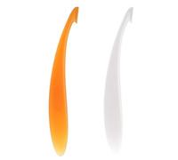 NIDHFG 2 Pieces Orange Peeler, Fruit Peeler, Creative Gadget, Manual Peeler, Kitchen Tools (Orange, White).