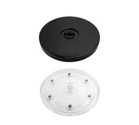 NIDHFG 2 Pieces Round Plastic Display Stand, Ornament Display Base, 360° Rotary Display Stand, Home Accessories.