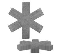 NIDHFG 20 Pieces Of Gray Felt Pot Mat, Heat-Insulated Pot Mat, Absorbent Place Mat, Anti-Slip Place Mat, Pot Protective Mat, Kitchen Supplies.