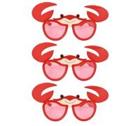 NIDHFG 3 Pieces Of Crab Glasses, Creative And Fun Glasses, Funny Clothing Accessories, Party Photo Props.