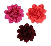 NIDHFG 3 Pieces of Simulated Flower Brooch, Ele Hair Accessories, Classic Design Brooch, Clothing Decorative Brooch, Party Clothing Accessories.