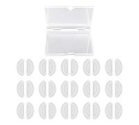 NIDHFG 30 Pieces D-Shaped Silicone Nose Pad And 1 Piece Storage Box, Glasses Accessories, Nose Pad Replacement, Anti-Slip Nose Pad.