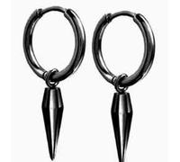 NIDHFG 4 Pairs of Minimalist Spiked Ring Earrings, Geometric Drape, Punk Gothic Style, Hip-Hop Rock Accessories, Suitable for Ear Bone Ear Screens, Personalized Gifts.