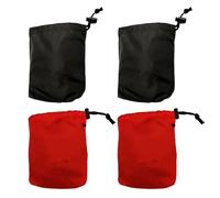 NIDHFG 4-Piece Drawstring Pocket Waterproof Storage Bag Set for Small Items, Portable Outdoor Use