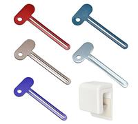 NIDHFG 5-Piece Metal Pipe Extruder, 1-Piece Toothpaste Holder, Multi-Function Manual Extruder, Reusable And Suitable For A Variety Of Pipe Types.