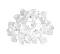 NIDHFG 50 Pieces Of Painting Watercolor White Lattice, Color-Setting Plastic Mini Box, Diy Pigment Space Props, Multi-Functional Art Accessories.