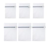 NIDHFG 6 Mesh Underwear Wash And Care Bags, Fine Protection, Reduce Winding Deformation, Durable And Machine Washable, Suitable For Underwear, Socks, Baby Clothing Travel Storage.