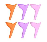 NIDHFG 6 Pieces Of Women'S Urinal, Portable Urinal, Outdoor Urinal, Silicone Urinal, For Travel, Camping, And Mountaineering.