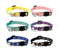 NIDHFG 6 Pieces Pet Collars, Cute Collars, Adjustable Collars, Durable Collars, Pet Supplies.