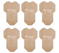 NIDHFG 60 Pieces Baby Prediction Cards, Clothes Styling Cards, Baby Baptism Party Supplies, Creative Baby Party Cards.