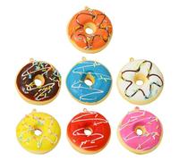 NIDHFG 7 Pieces Donut Models, Simulated Donuts, Food Models, Children'S Toys, Photo Props.