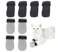NIDHFG 8 Pieces Of Cat Foot Cover, Pet Supplies, Adjustable Cat Claw Cover, Scratch-Resistant Cat Claw Cover, Bathing Accessories.