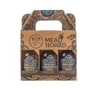 Nidhoggr Mead Gift Set - Traditional, Elderflower & Raspberry Lemon, 3 x 10cl Bottles, 15% ABV Honey Wine, Premium Mead Sampler Box, Alcoholic Gift for Men & Women, Made in the UK