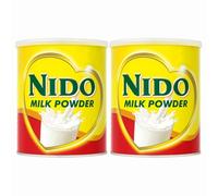 Nido Fortified Milk Powder 400g x2 - Instant Full Cream with Vitamins & Minerals - Nutritional Dry Drink for All Ages with Welari Thank You Card | (2pack)