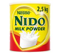 Nido Instant Full Cream Milk Powder, Substitute for Fresh Milk, for Tea & Coffee 2.5kg Tin
