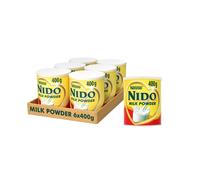 Nido Instant Full Cream Milk Powder, Substitute for Fresh Milk, for Tea & Coffee 400 g Tin (Pack of 6)