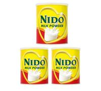 Nido Milk Powder Full Fat Whole Tea Coffee Whitener Dairy Drink Baking Cooking 400g Pack of 3 with Welari Thank You Card | (3pack)