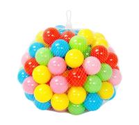 NIDONE 100Pcs Play Balls, Indoor Ocean Ball Pit Balls, Colorful Plastic Nursery Baby Pool Ball for Toddler Boys Girls, 5.5 cm