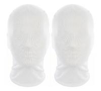 NIDONE 2PCS Full Face Masks, DIY Blank Stretch Cosplay Halloween Mask, Full Head Mask for Costume Making