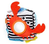 NIDONE Busy Cube Educational Sensory Toys 5.5x5.5 Stuffed Animals Toy Cube Develops Basic Life Skills Baby Activity Toys