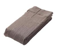 NIDONE Cable Knit Tights Women Snag-Proof Twisted Sweater Tights with Vertical Stripes Flattering Fit Knit Tights with High Elasticity for Winter Fashion Outfit Brown,Sweater Tights