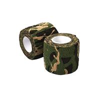 NIDONE camo tape,Camouflage Pattern Tapes 2 PCS Self-adhesive Non Woven Outdoor Camo Pattern Tapes,sniper tape