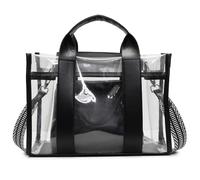 NIDONE Clear Tote Bag with Inner Zip Bag, Large Capacity Clear Purse with Handle and Detachable Shoulder Strap, Zippered Transparent Bags for Women, Sport Events, Concerts, Work, Beach