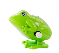 NIDONE Clockwork Frog Toy Nostalgic Toys Plastic Frog Jumping For Children And Adult Educational Fun Toys Gift Green 1PC, for toddlers