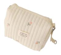 NIDONE Diaper Bag Organizing Pouches, 9.8x6.7x3.9 inch Large Capacity Diaper Pouch, Portable Carry-on Cotton Baby Bag Organizer for Strollers Baby Girl Boy, Style 2