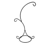 NIDONE Hanging Air Plant Hanger,2-Hook Ornament Display Stand Hanging Glass Terrarium Stands Iron Easel Plate Stand For Air Plant Ball Art Craft