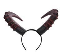 NIDONE Horns Headband Gothic Demon Horn Realistic Devil Horns Headband Comfortable Cosplay Accessory for Halloween, Costume Parties, Cosplay