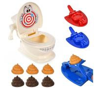 NIDONE Interactive Poop Shooting Game, Funny Shoot Poop Game Plastic Prank Toys for Kids & Adults