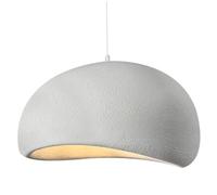 NIDONE Japanese LampModern Pendant Light, 12 Inch Bird's Nest Japanese Concrete Pendant Light, E27 Pendant Lamp for Bedroom, Living/Dining Room, Kitchen, Bar