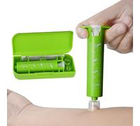 NIDONE Mosquito Bite Suction Tool Bug Bite Suction Tool with Suction Cup Tool Poison Remover Bite Extractor Tool with Storage Box for Hiking Camping Supplies and Essentials