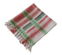 NIDONE Palestinian Scarf, Palestine Scarf 49x49 inch Polyester Palestinian with Jacquard andTassel Colorful Arab Ethnic Printed Palestine Keffiyeh for Daily Wearing Decor