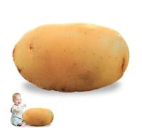 NIDONE Potato Plush, 22x14 Inch Potato Pillow, Realistic Stuffed Animal, PP Cotton Stuffed Toy, Decorative Plush Toys for Home, Party, Office, Pillow