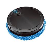 NIDONE Robot Vacuum And Mop Combo - Intelligent Floor Sweeper Usb Smart Robot Cleaner Automatic Cleaning Robot Wet Dry Smart Sweeper Daily Schedule Cleaning, Ideal For Pet Hair Black