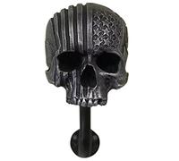 NIDONE Skull Helmet Holder Wall Mount Motorcycle Helmet Rack Stand Ghost Head Wall Decor