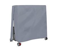 NIDONE Table Tennis Table Cover 420D Oxford Waterproof Fabric Cover Outdoor Tennis Protective 185 x 165 x 70 cm (Grey)