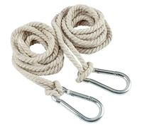 NIDONE Tree Swing Straps Set, Safety & Sturdy Hammock Hanging Kit with 2 Root 8Ft Hammock Rope and 2 Hooks, for Garden Accessories
