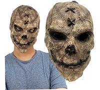 NIDONE Unisex Retro Old Scary Skull Halloween Mask Cosplay Horrible Head Full Face Latex Helmet Creepy Costume Prop