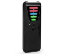 Nidoul EMF Meter for AC Magnetic Fields,Black 3-Color 5-Level LED Radiation Tester,±5% Accuracy,30Hz-20kHz Wide Range Handheld EMF Reader for Ghost Hunting Home Office Outdoor Paranormal Inspections