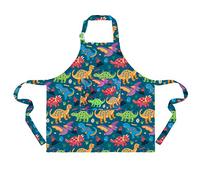 Nidoul Official Kids Pocket Adjustable Unicorn Home Cooking Baking Painting Children Artists Kichen Chef Apron, Dinosaur(1 Pack), 3-5 Years