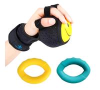 NIdreamCE Grip Strength Ball Finger Stroke,Hand Therapy Equipment Training Ball, Multi-Functional Stroke Recovery Hand Device Finger Straightener & Anti-Spasticity Resting Hand Splint Rehabilitation