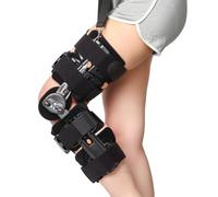 NIdreamCE Hinged Knee Brace, Support for ROM Post Op Knee Immobilizer, Meniscus Tear,ACL, PCL, MCL,Orthopedic Rehab Adjustable with Side Leg Stabilizers Locking Men & Women