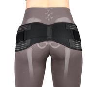 NIdreamCE Sacroiliac SI Joint Hip Belt for Sciatica, Lower Back, Leg & Pelvic Pain Relief - Adjustable Sacroiliac Belt Support Brace for Women and Men (Black)